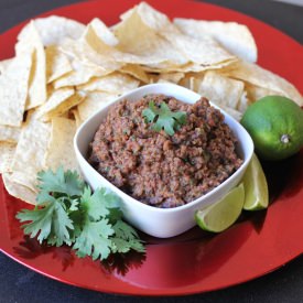 Eggplant Black Bean Dip