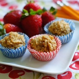 Peanut Butter-Oatmeal Mini Muffins