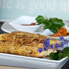 Grilled Corn, Ancho Chili Butter