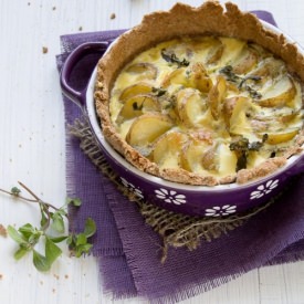 Potato & Blue Cheese Tart