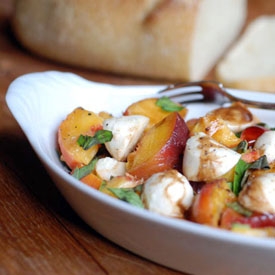 Peach Caprese Salad