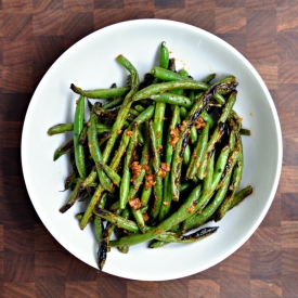 Grilled Green Beans with Cumin