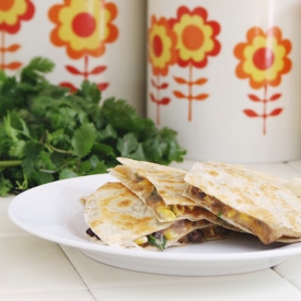 Black Bean and Corn Quesadillas