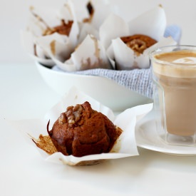 Carrot Orange Honey Muffins