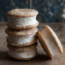 Peach Snickerdoodle Sandwiches