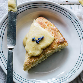 Cornmeal Scones & Peach Curd