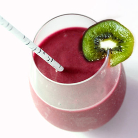 Rasberry Kiwi Fruit Smoothie