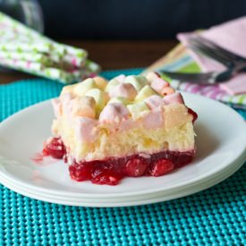 Cherry Pineapple Marshmallow Jello