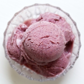 Blueberry Buttermilk Sherbet