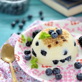 Vanilla Pudding with Forest Fruits