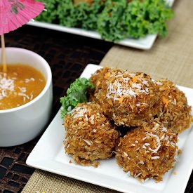 Polynesian Coconut Meatballs