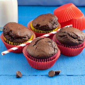 Chocolate Chocolate Chunks Muffins