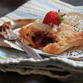 Strawberry & Chocolate Turnovers