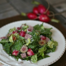 Spanish Salad with Ham & Olives