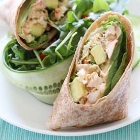 Chipotle Lobster and Avocado Wrap