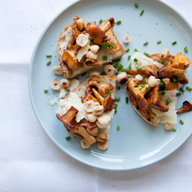 Chanterelle Crostini