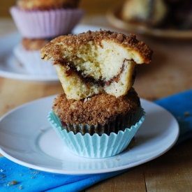 Greek Yogurt Muffins with Nutella