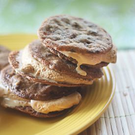 Salted Caramel Ice Cream Sandwiches