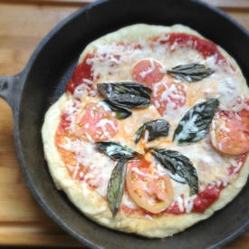 Heirloom Tomato & Basil Pizza