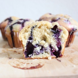 Blueberry Lemon Doughnut Muffins