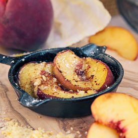 Baked Popping Candy Peaches