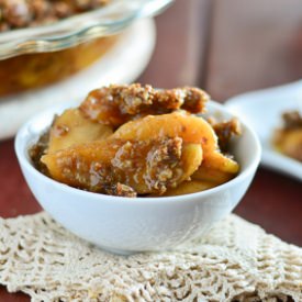 Dark Brown Sugar Apple Crisp