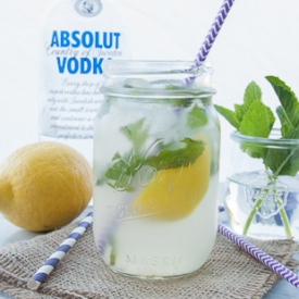 Spiked Mint Lemonade