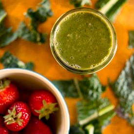 Kale Cayenne Coffee Smoothie