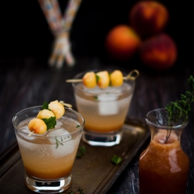 Peach & Thyme Spritzer