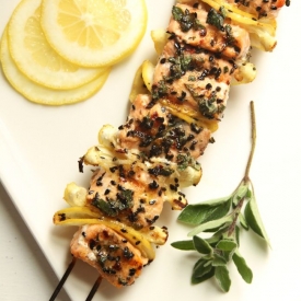 Spiced Salmon Kebabs