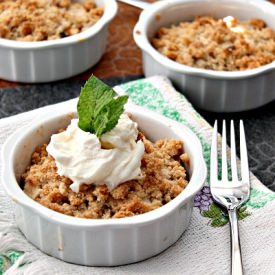 Almond Flour Apple Crumble