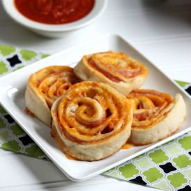 Baked Ham and Cheese Rolls