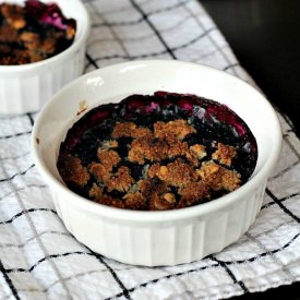 Paleo Blueberry Cobbler