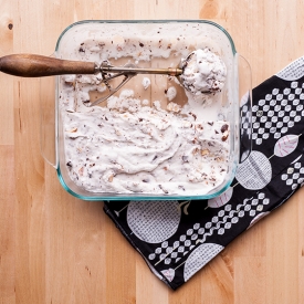 Vegan Ice Cream with Dark Chocolate