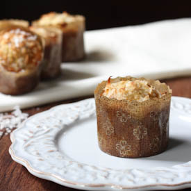 Banana Coconut Crunch Muffins