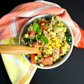 Vegetable Quinoa with Maple & Lemon