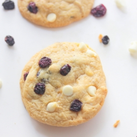 Blueberry White Chocolate Cookies