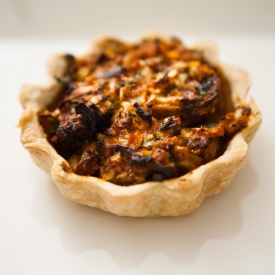 Spiced Mushroom Tart