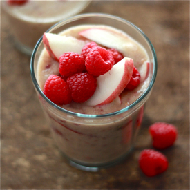 White Peach Raspberry Smoothie