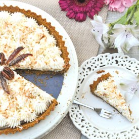 Coconut and Date Cream Pie