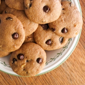 Pumpkin Choco Chip Cake Cookies