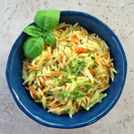 Cheesy Vegetable Orzo