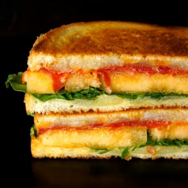 Melon and Chorizo Grilled Cheese