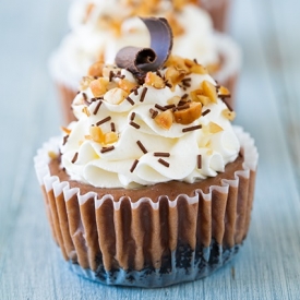 Nutella Cheesecake Cupcakes