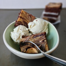 Skinny Peanut Butter Brownies