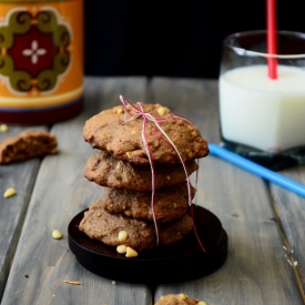 Nutella and Pine-Nut Cookies