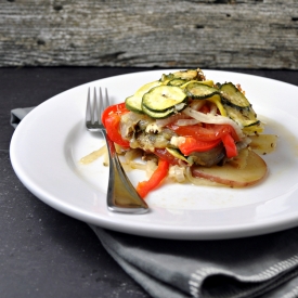 Layered Summer Vegetable Bake