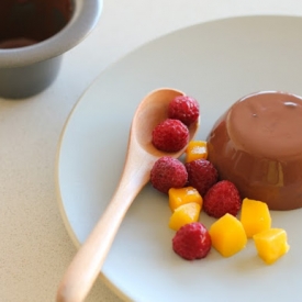 Cocoa Panna Cotta