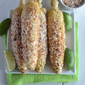 Grilled Coconut Corn