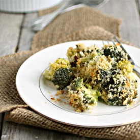 Light Broccoli Gratin